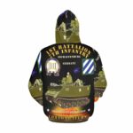 1st Bn 7th Infantry Aschaffenburg FRG M113 APC CottonBalers All Over Print Hoodie Back