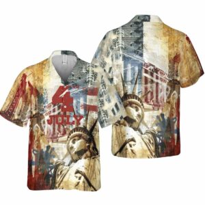 4th of July Freedom Forever Memorial Day Hawaiian Shirt