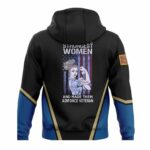 Air Force Veteran Women Funny Usaf Flag Skull All Over Print Hoodie Back