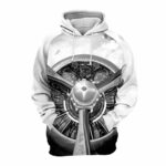 Aircraft Mechanic Cosplay All Over Print Hoodie Front