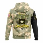 Army Strong Proud Army Grandma Camo Pattern All Over Print Hoodie Back