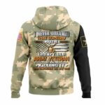 Army Wife Never Dreamed Someday I Would Grumpy Old Army Veteran All Over Print Hoodie Back