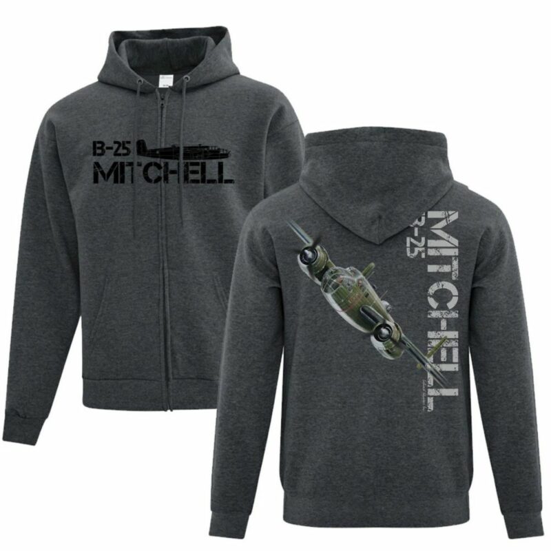 B 25 Mitchell All Over Print Hoodie