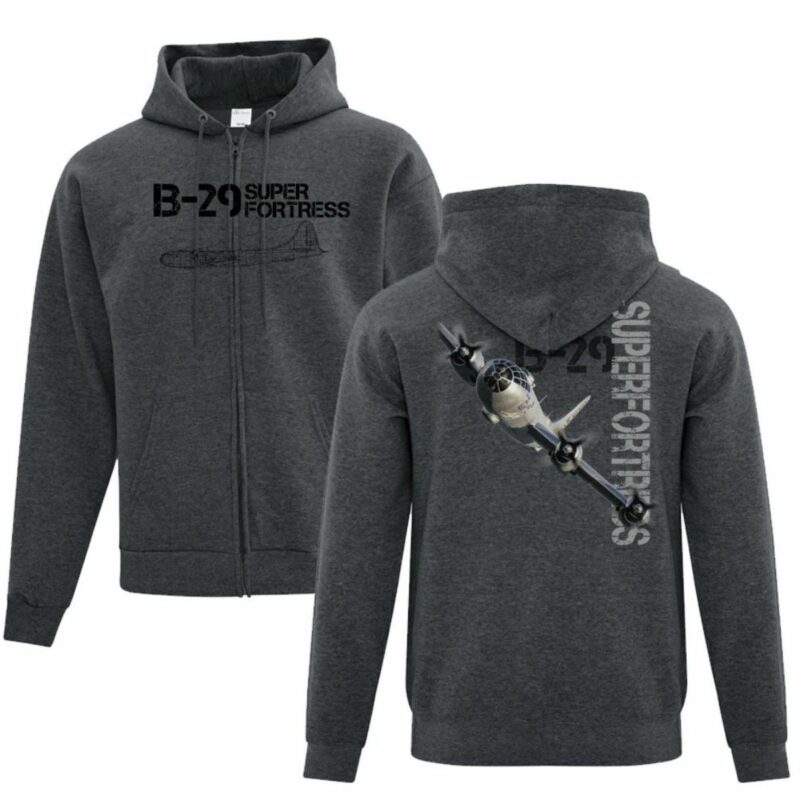 B 29 Superfortress All Over Print Hoodie