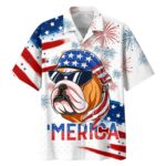 Bulldog Independence Day Is Coming Hawaiian Shirt Front