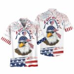 Cool Eagle American Independence's Day Eagle Hawaiian Shirt