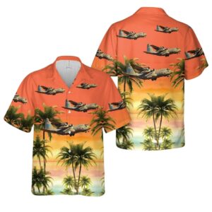 Delaware Air National Guard 166th Airlift Wing (166th AW) Lockheed C 130 H2 Hercules The First State Hawaiian Shirt