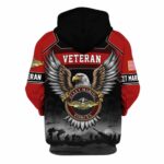 Fleet Marine Forces Veterans Day All Over Print Hoodie Back