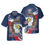 Happy Independence's Day Usa Eagle Hawaiian Shirt