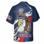 Happy Independence's Day Usa Eagle Hawaiian Shirt Back