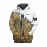 Honor The Fallen US Army Memorial Day All Over Print Hoodie Front