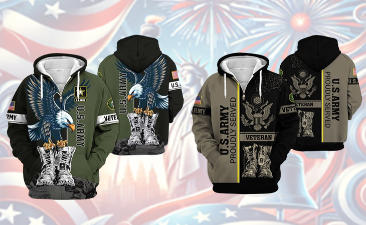 Independence day all over print hoodie image