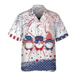 Independence Day Gnome Funny Hawaiian Shirt Front