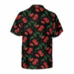 Lest We Forget Veterans Day Floral Pattern Hawaiian Shirt Back