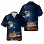 M1 Abrams Tank Halloween Hawaiian Shirt