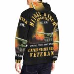 M110A2 8 Inch 203mm Howitzer US Army Veteran Fire At War All Over Print Hoodie Back(1)