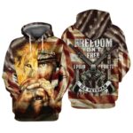 Memorial Day 4th Of July Independence Day Freedom Isn't Free I Paid For It All Over Print Hoodie