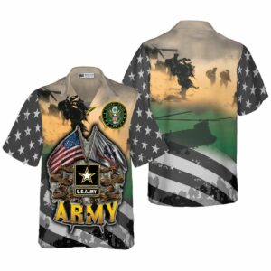 Memorial Day Proudly Served The US Army Hawaiian Shirt