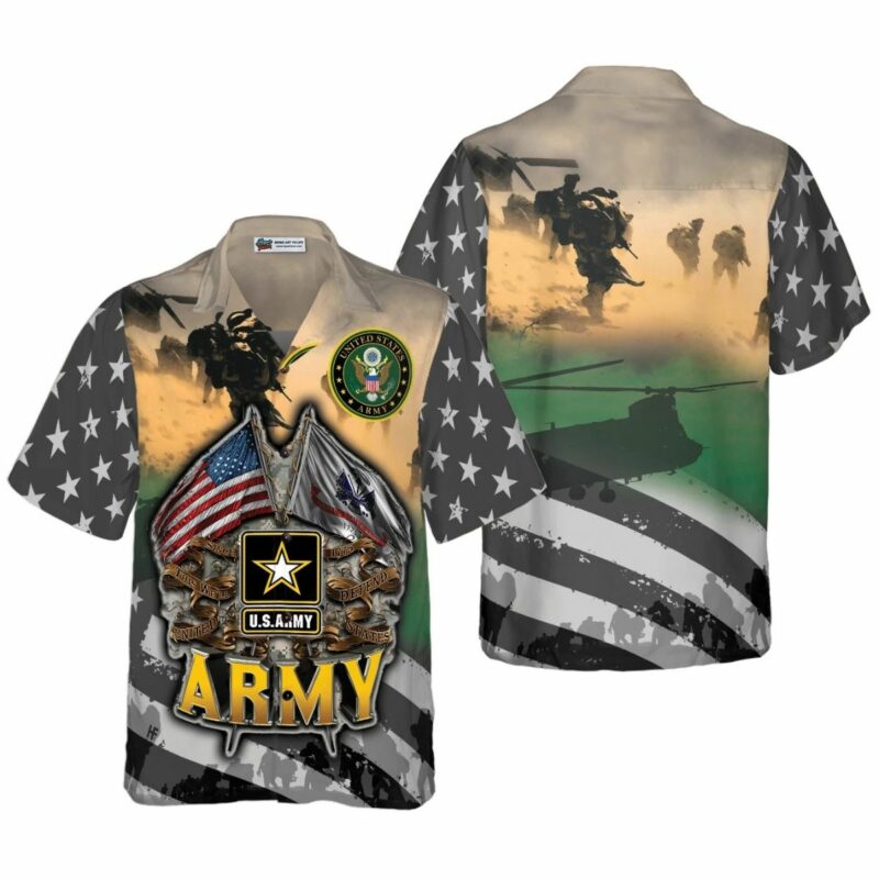 Memorial Day Proudly Served The Us Army Hawaiian Shirt