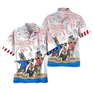 Miniature Schnauzer Independence Is Coming Hawaiian Shirt