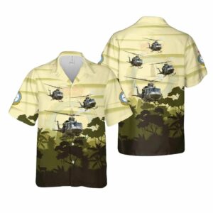 My Husband Is A Pilot Royal Canadian Air Force 408 Tactical Helicopter Squadron CH 146 Hawaiian Shirt