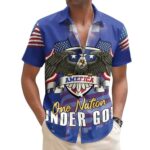 One Nation Under God Christian 4th Of July Independencs Day Hawaiian Shirt