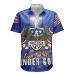 One Nation Under God Christian 4th Of July Independencs Day Hawaiian Shirt Front 1