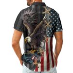 One Nation Under God Jesus Christian 4 Of July Hawaiian Shirt Back