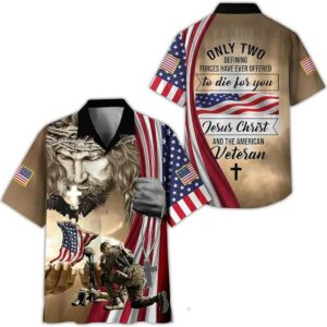 Proud US Flag Proud Army Wife Hawaiian Shirt