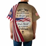 Proud US Flag Proud Army Wife Hawaiian Shirt Back 1