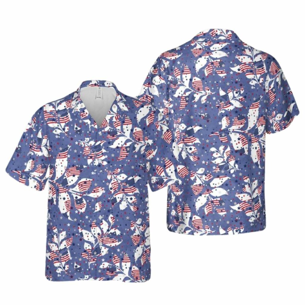 Red White And Blue, 4Th Of July Independence Hawaiian Shirt