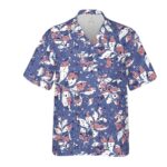 Red White And Blue, 4th Of July Independence Hawaiian Shirt Front