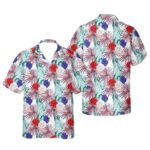 Red White And Blue, 4th Of July Statue Of Liberty Hawaiian Shirt