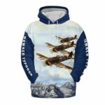 Royal Air Force Hawker Typhoon All Over Print Hoodie Front