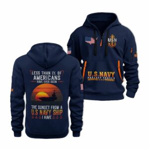 The Sunset From A US Navy Ship I Have All Over Print Hoodie