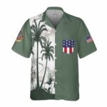 US Air Force 15th Special Operations Squadron MC 130H Combat Talon II Pocket Hawaiian Shirt Front