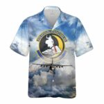 US Air Force 4th Special Operations Squadron AC 130U Spooky gunship Hawaiian Shirt Front