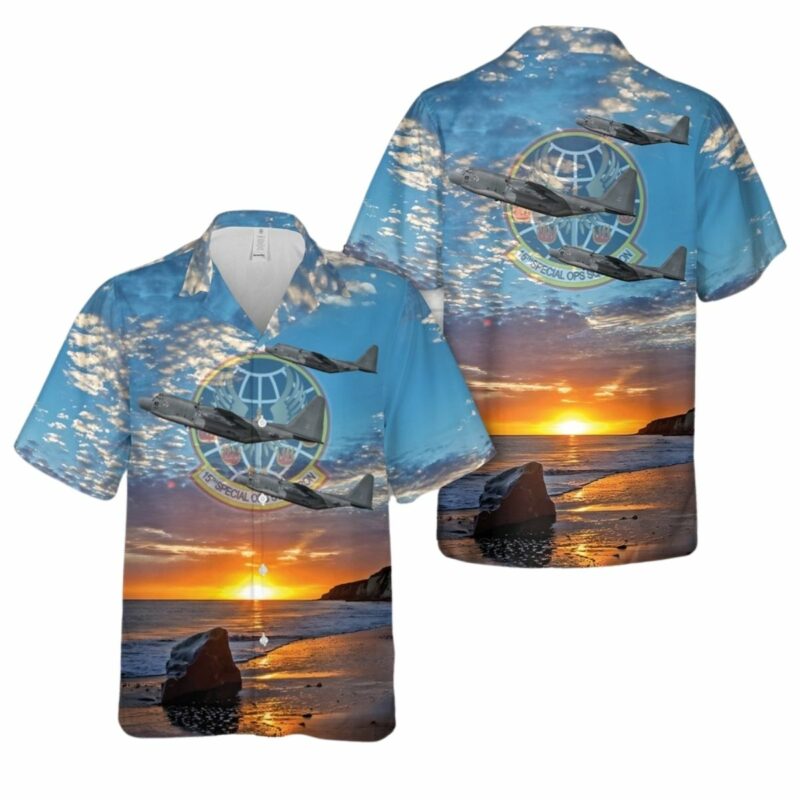 Us Air Force 88 0264 Mc 130H Combat Talon Ii Hawaiian Shirt