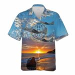 US Air Force 88 0264 MC 130H Combat Talon II Hawaiian Shirt Front