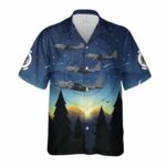 US Air Force 88 1307, AC 130W Stinger II, 16th SOS, 27th SOW Hawaiian Shirt Front