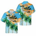 US Air Force 8th Special Operations Squadron Lockheed MC 130E Combat Talon II Hawaiian Shirt