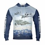 US Air Force A 10 Thunderbolt II Veteran Day All Over Print Hoodie Front