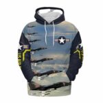 US Air Force F 111 Aardvark All Over Print Hoodie Front