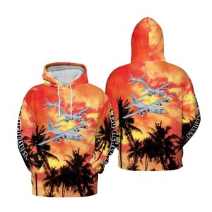 US Air Force Lockheed C 130 Hercules All Over Print Hoodie