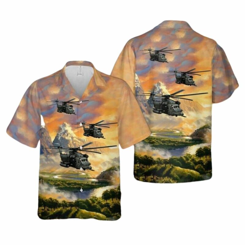 Us Air Force Mh 53M Pave Low Iv Of 21St Special Operations Squadron Armed Forces Day Hawaiian Shirt