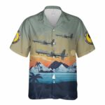 US Air Force MQ 9 Reaper Dirty Dozen, 27th SOW, 12th SOS Hawaiian Shirt Front