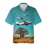 US Air Force PZL Mielec M 28 Skytruck Hawaiian Shirt Front