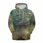 US Army Bell AH 1 Cobr All Over Print Hoodie Front