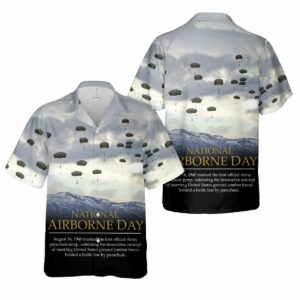 US Army National Airborne Day Hawaiian Shirt