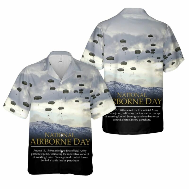 Us Army National Airborne Day Hawaiian Shirt